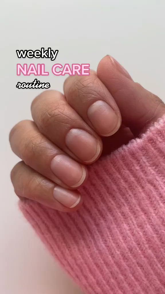 This contains an image of: Nail care routine | Nail care tips | Cuticle care routine | At home manicure