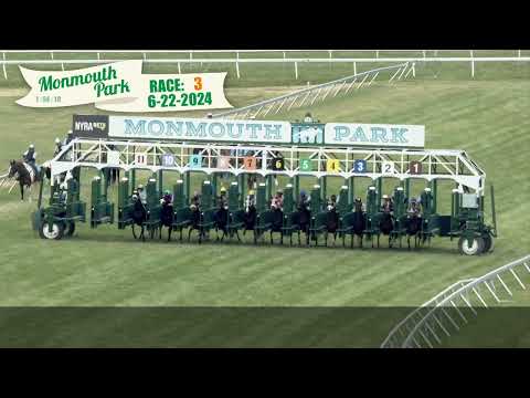 video thumbnail for MONMOUTH PARK 6-22-24 RACE 3