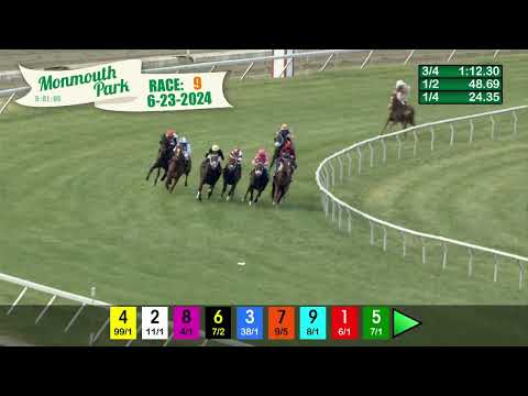 video thumbnail for MONMOUTH PARK 6-23-24 RACE 9 – TALE OF THE CAT STAKES