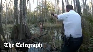 video: Watch: Missing girl found in Florida swamp after police spotted her from drone