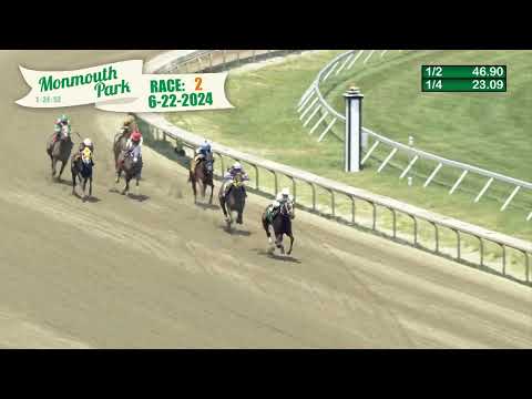 video thumbnail for MONMOUTH PARK 6-22-24 RACE 2