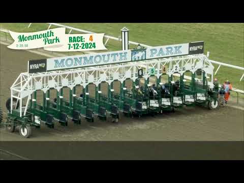 video thumbnail for MONMOUTH PARK 7-12-24 RACE 4