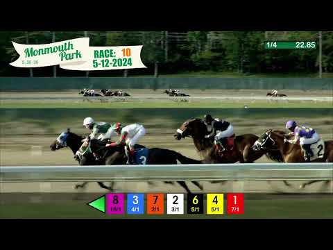 video thumbnail for MONMOUTH PARK 5-12-24 RACE 10