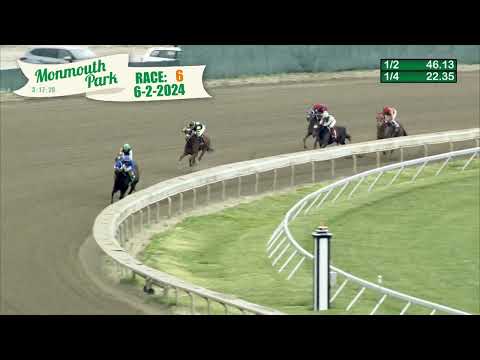 video thumbnail for MONMOUTH PARK 6-2-24 RACE 6