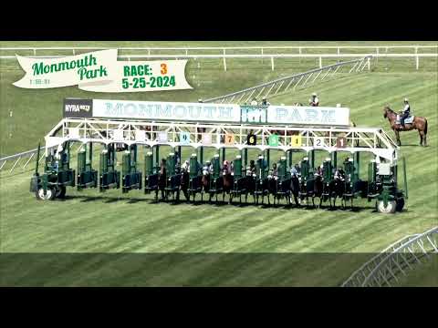 video thumbnail for MONMOUTH PARK 5-25-24 RACE 3