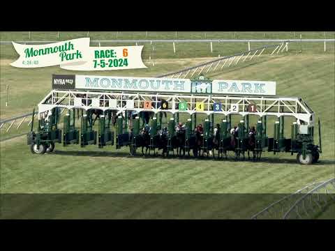 video thumbnail for MONMOUTH PARK 7-5-24 RACE 6