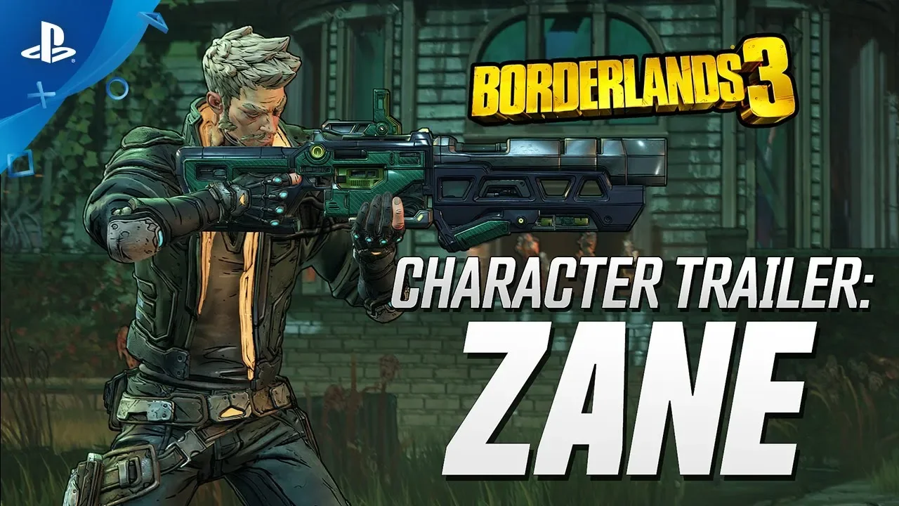 Borderlands 3 - Tráiler de personaje de Zane: Amigos como Zane | PS4