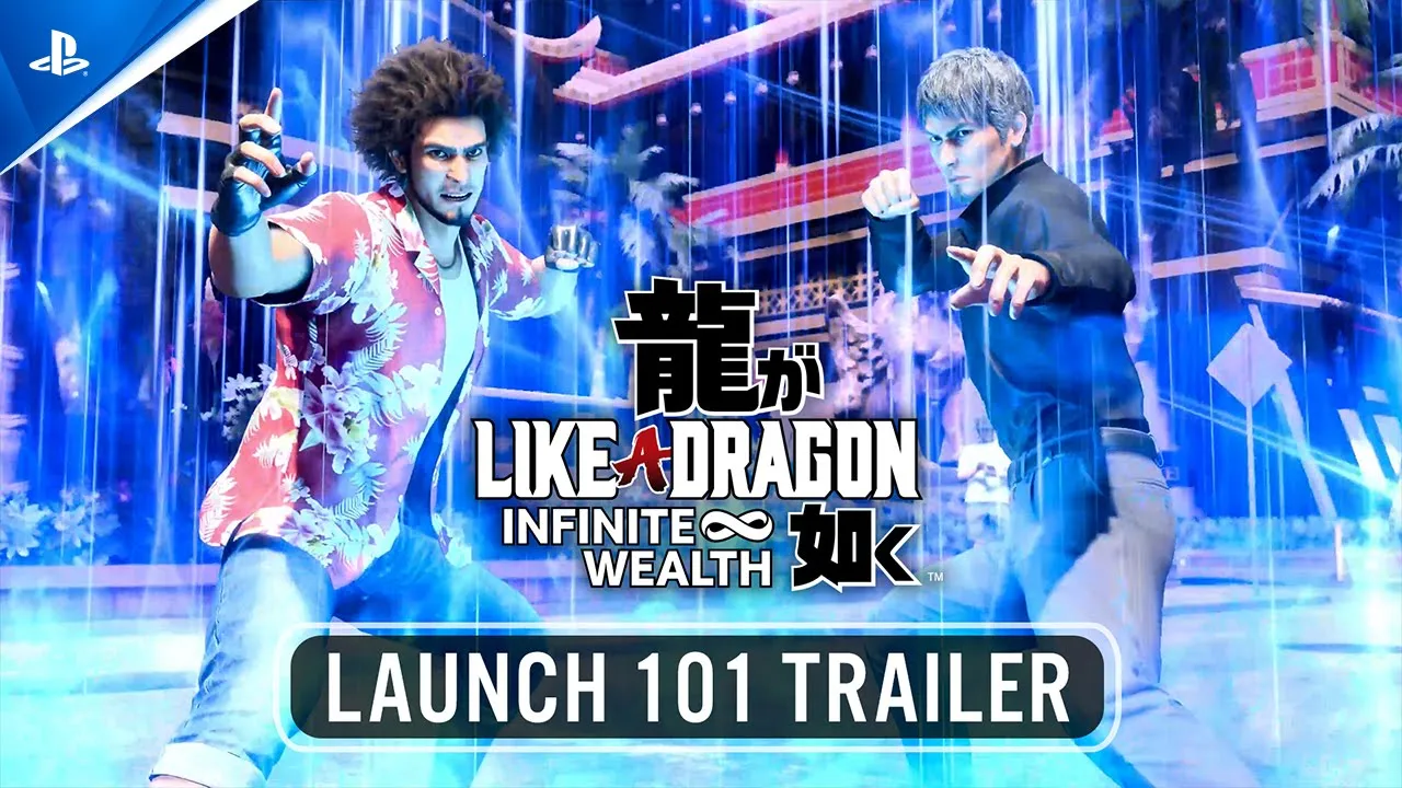 Like a Dragon: Infinite Wealth - Bande-annonce de lancement 101 | Jeux PS5 et PS4