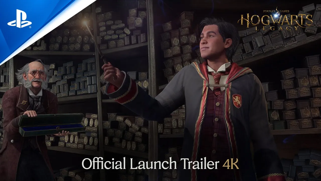 Hogwarts Legacy – Offizieller Launch-Trailer (4K) | PS5- & PS4-Spiele