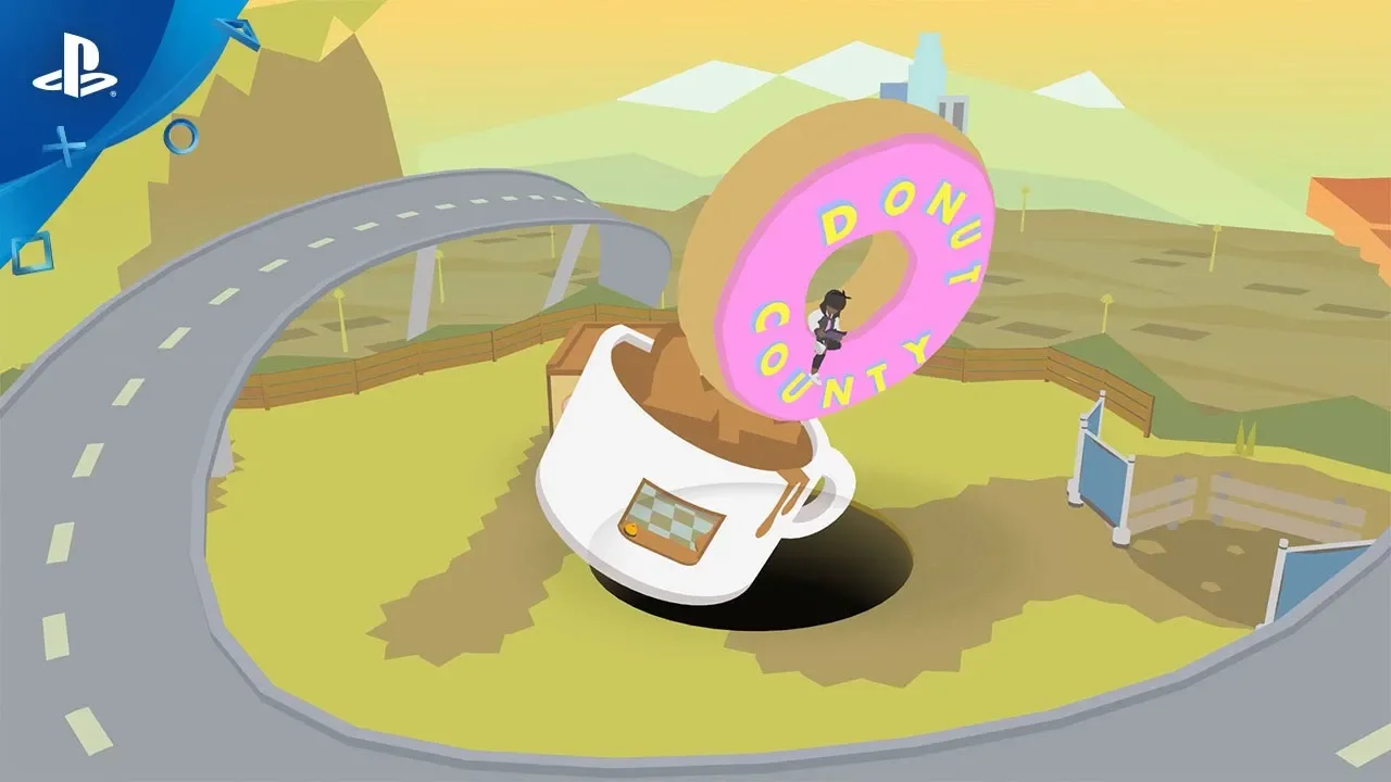 Donut County - קדימון מלא חורים - הכרזת תאריך ההשקה | PS4