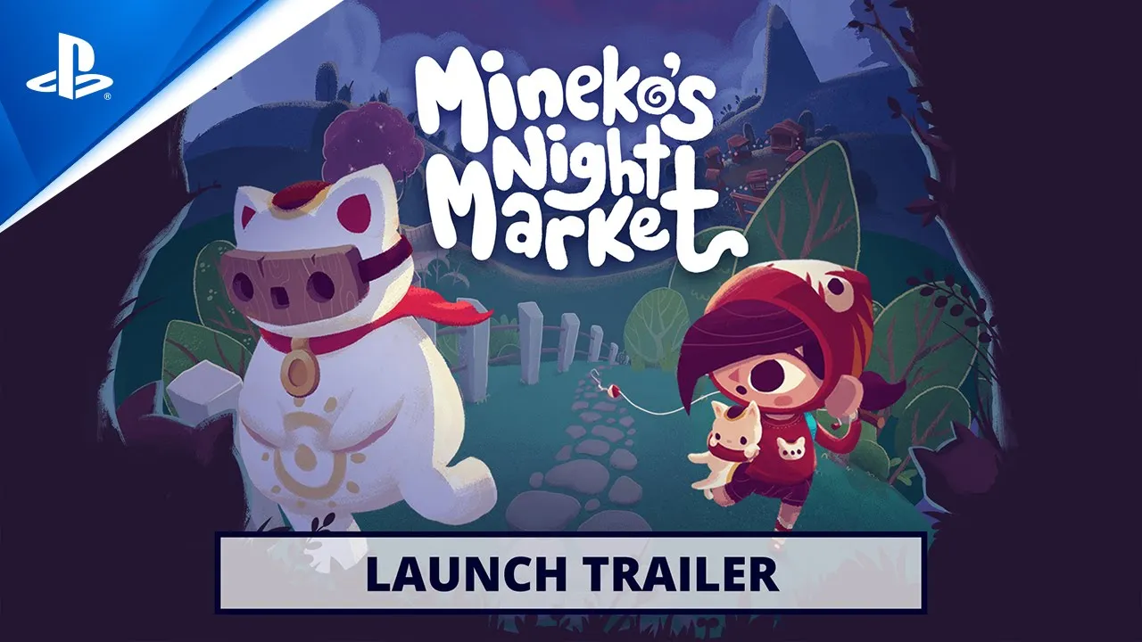 《Mineko's Night Market》發行預告片 | PS5和PS4遊戲