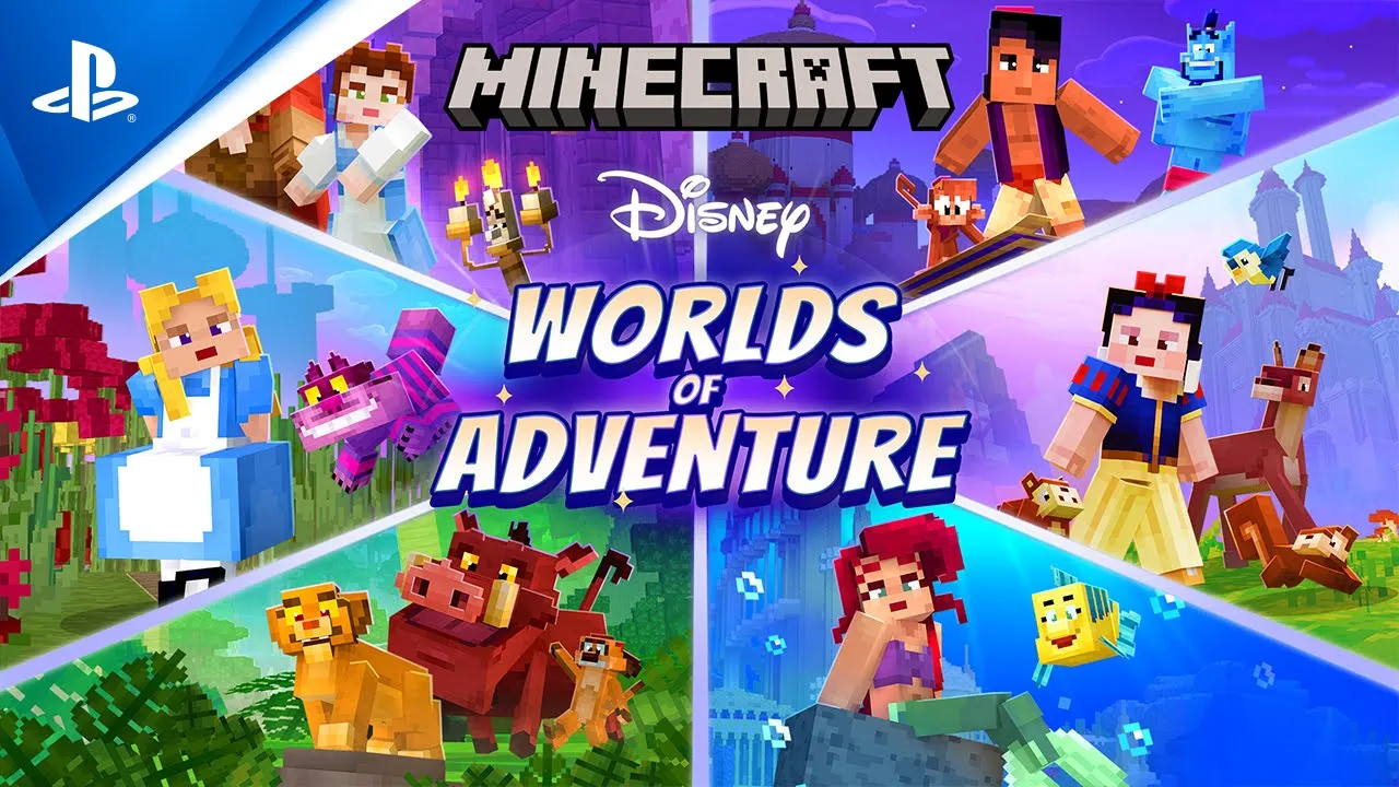 Minecraft - Disney Worlds of Adventure - Trailer di lancio | Giochi per PS4