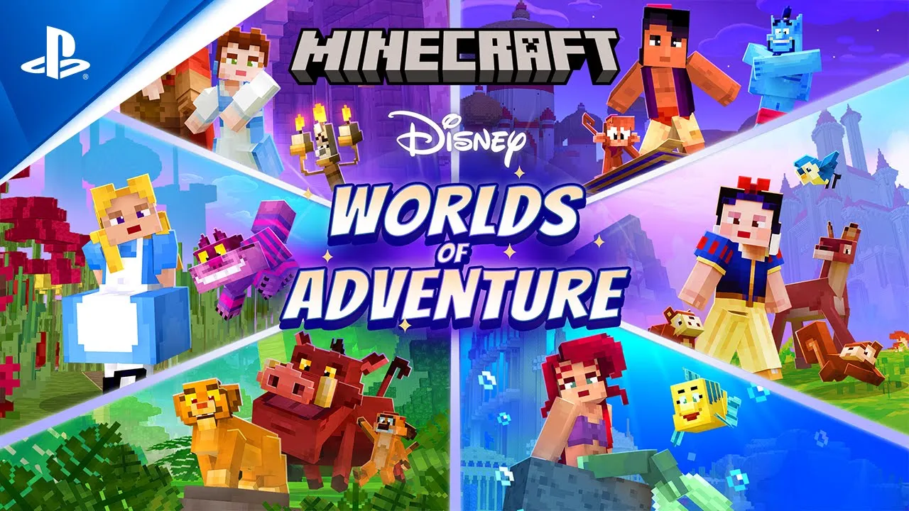 Minecraft – "Disney Worlds of Adventure"-Veröffentlichungstrailer | PS4-Spiele