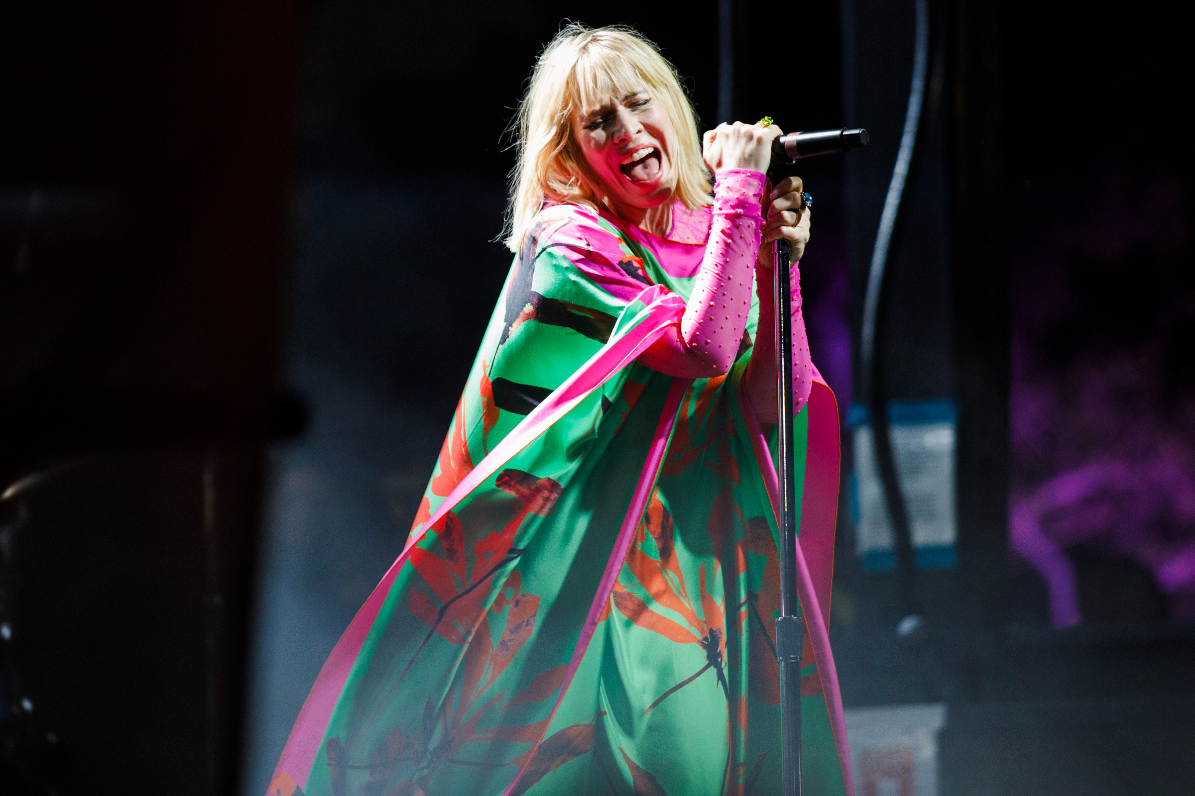 Natasha Bedingfield performs on the final day of Wonderfront Music and Arts Festival at the Embarcadero Marina Park in San Diego on Sunday, May 12, 2024.