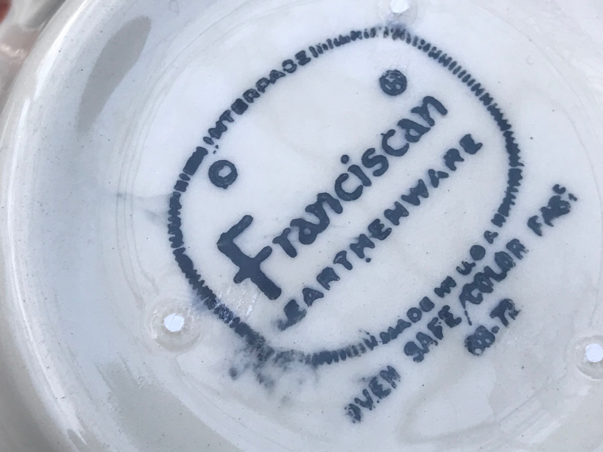 Vintage (c. 1950s) Franciscan Apple Earthenware Sugar Bowl: 161,200 ppm Lead