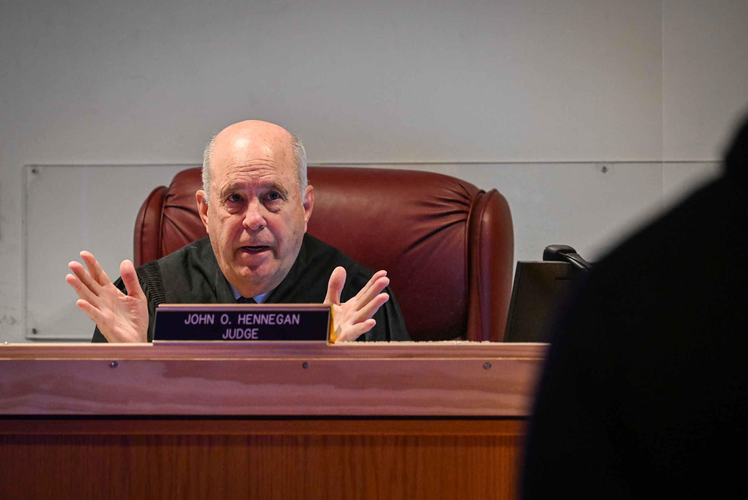 Judge John O. Hennegan leads the Baltimore County Family Employment and Support Program which helps non-custodial parents who are behind in child support payments find jobs instead of going to jail. (Jerry Jackson/Staff photo)