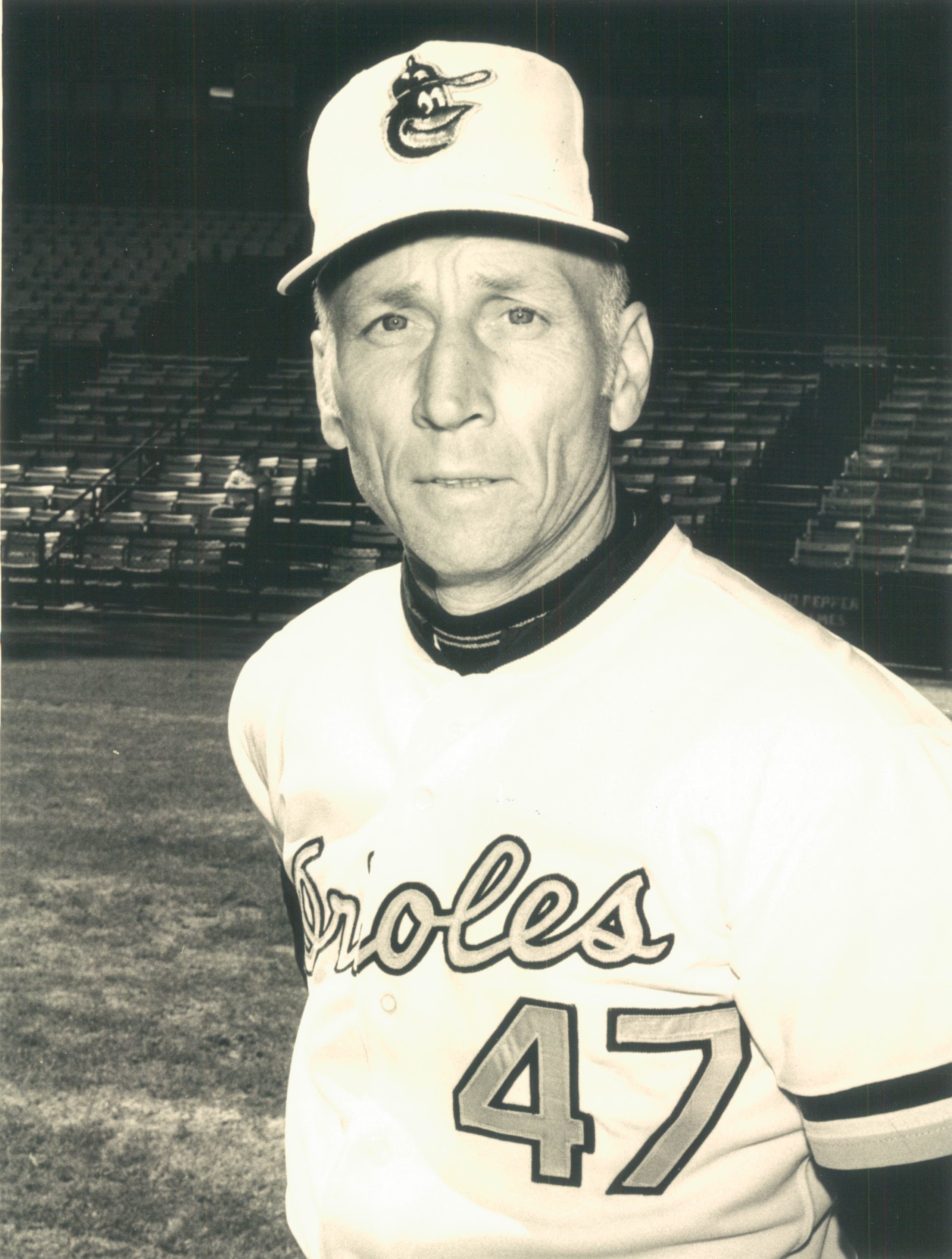 Cal Ripken Sr Spring Training Florida .March 1980 ( Sun Staff /William Hotz)