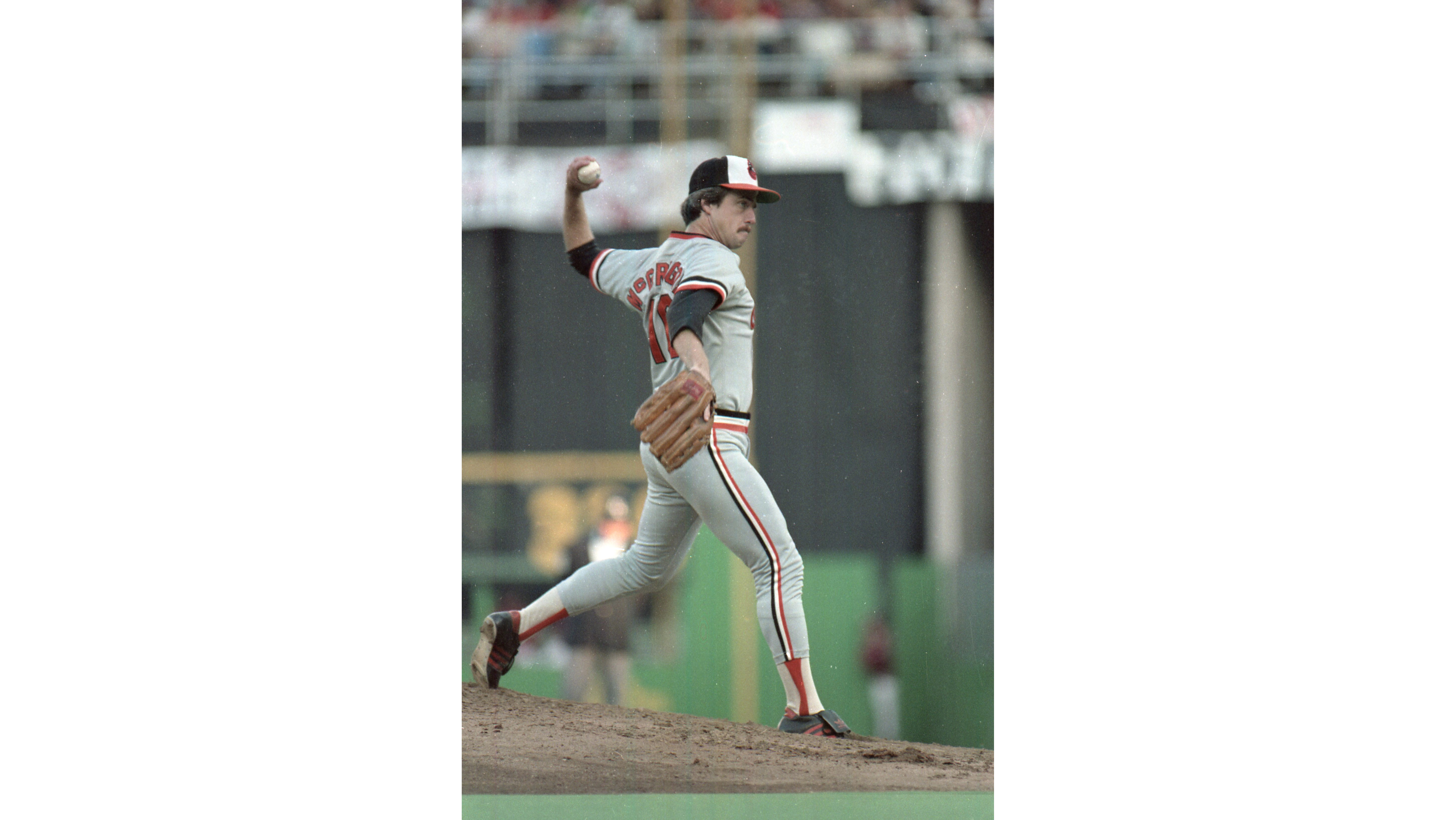 Orioles starting pitcher Scott McGregor in 1983. (Gene Sweeney Jr./Staff Photo)