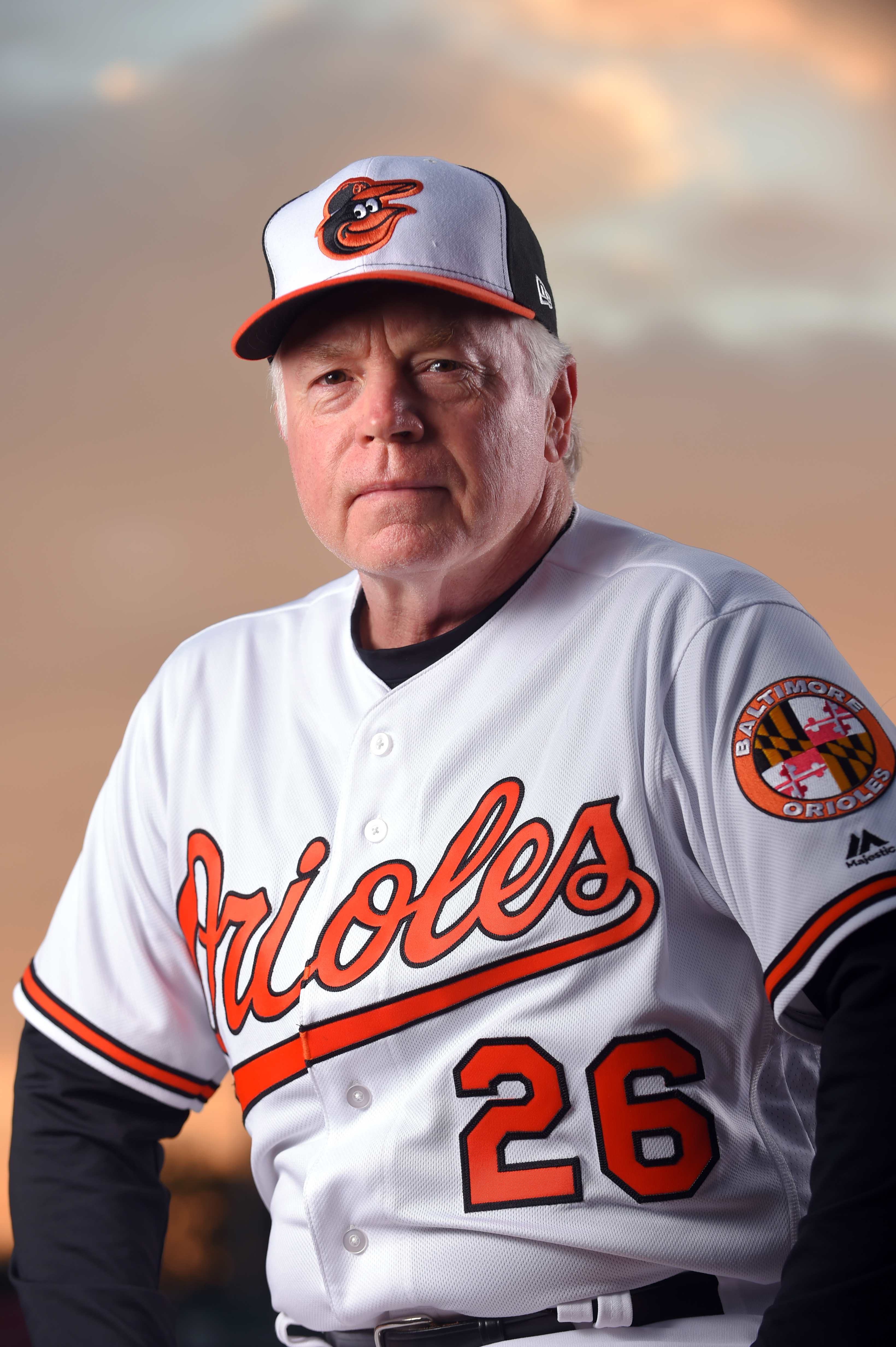 Sarasota,FL--2/20/18--Manager Buck Showalter. Baltimore Orioles Spring Training at the Ed Smith Stadium complex in Sarasota, Florida. Lloyd Fox,Baltimore Sun Staff--DSC_2862.JPG