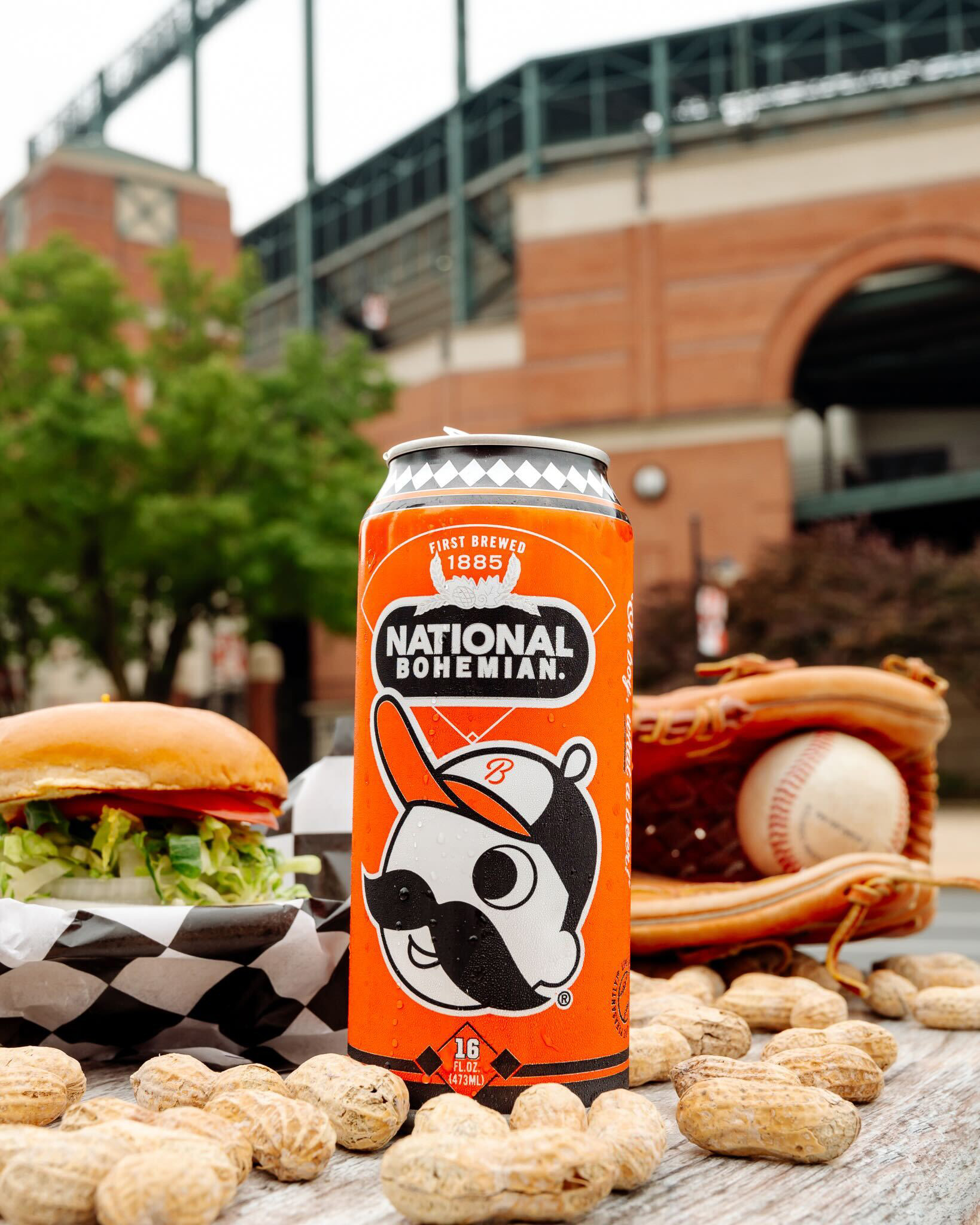 The new Natty Boh cans that will be sold exclusively at Camden Yards and sold there for the first time since 2016. Courtesy of Infamous PR