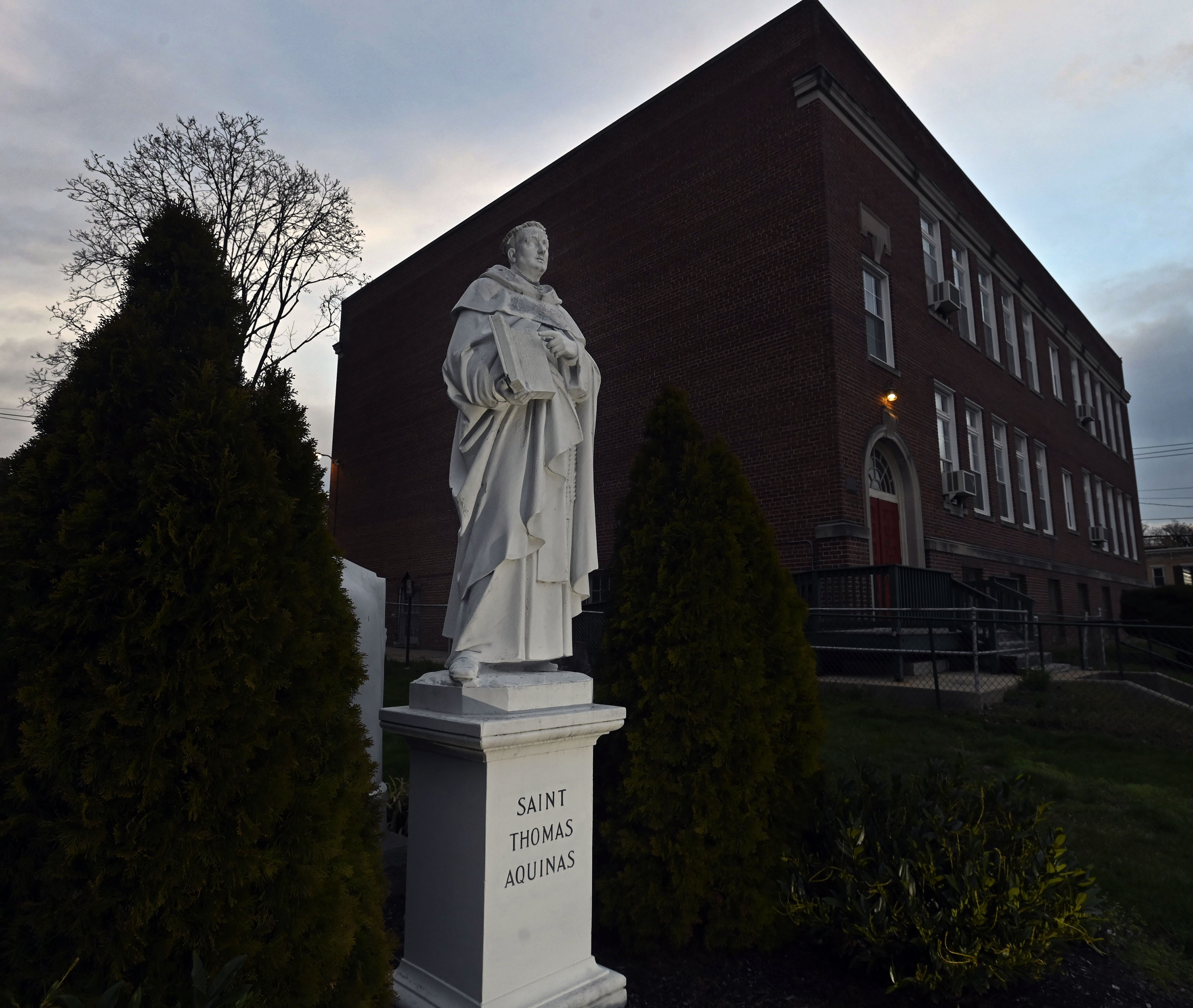 St. Thomas Aquinas Church and school on 1008 W. 37th Street in Hampden. (Kenneth K. Lam/Staff)
