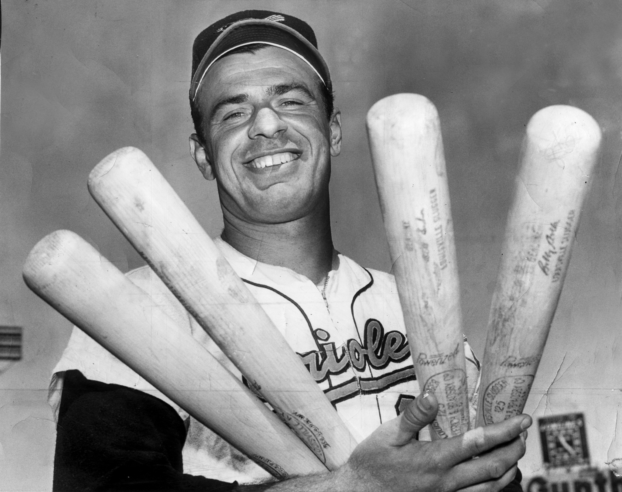 Orioles All-Star catcher Gus Triandos is pictured in 1959.