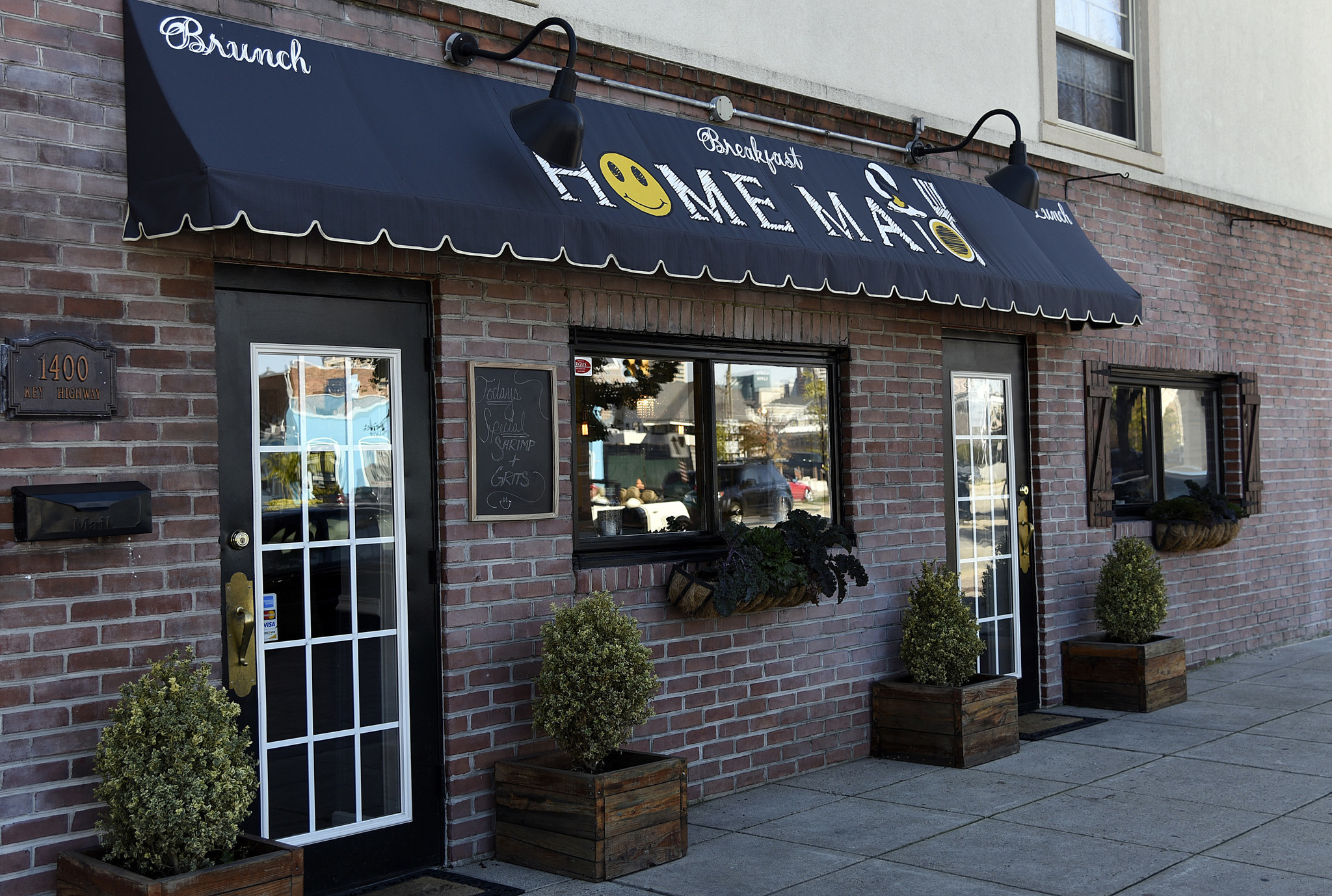 The exterior of Home Maid on Key Highway in Federal Hill.