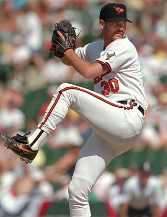 The Orioles selected Auburn right-handed pitcher Gregg Olson with the fourth overall pick in the 1988 draft. Olson was named the American League Rookie of the Year in 1989, saving 27 games for the Orioles. He made the All-Star team in 1990, when he had 37 saves and a 2.42 ERA. Olson finished with 217 saves in a 14-year career. He also played for the Braves, Indians, Royals, Tigers, Astros, Twins, Diamondbacks and Dodgers.