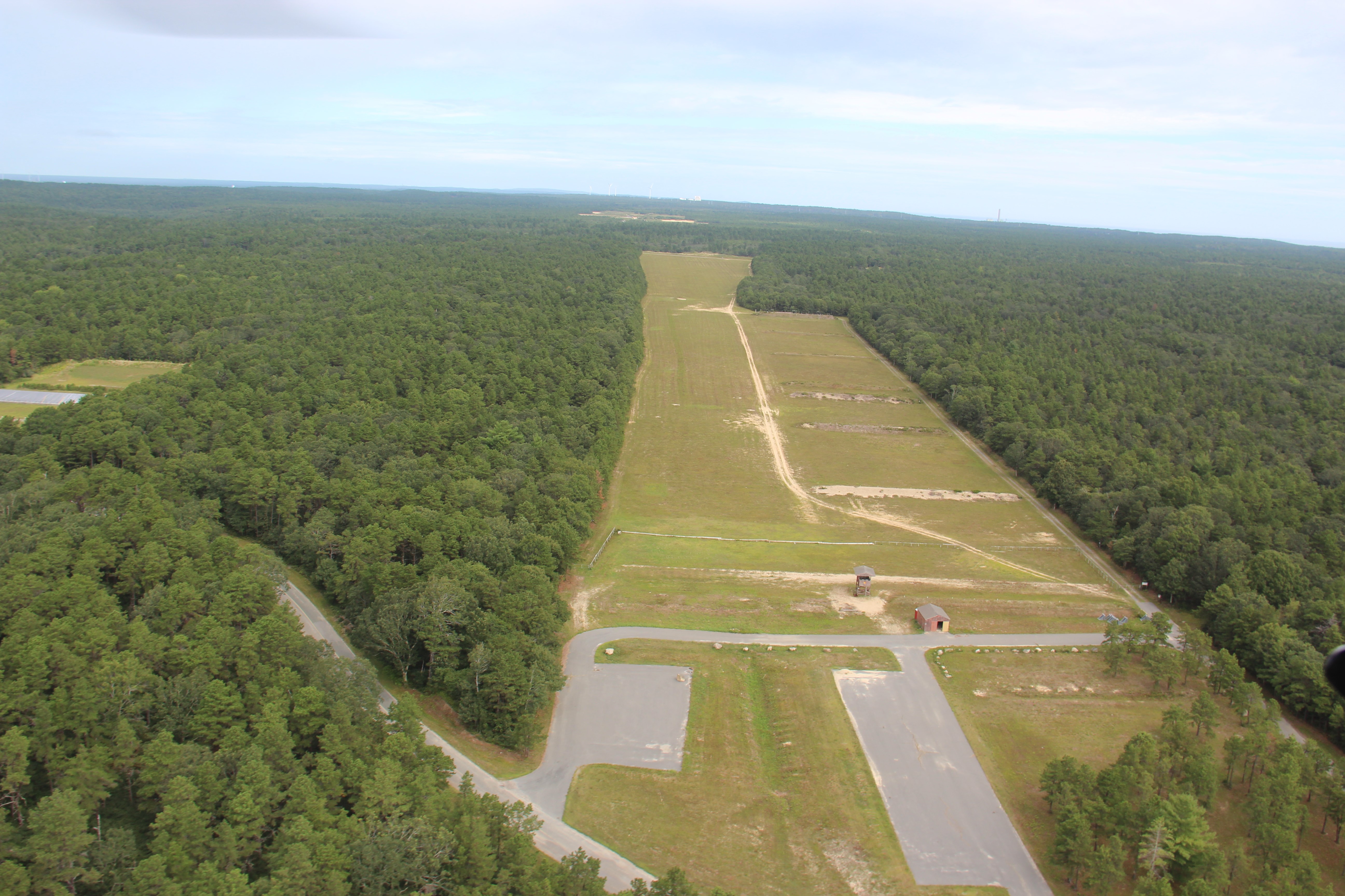 An aerial view of the site the new gun range would be constructed on.at Camp Edwards. (Photo courtesy massnationalguard.org)