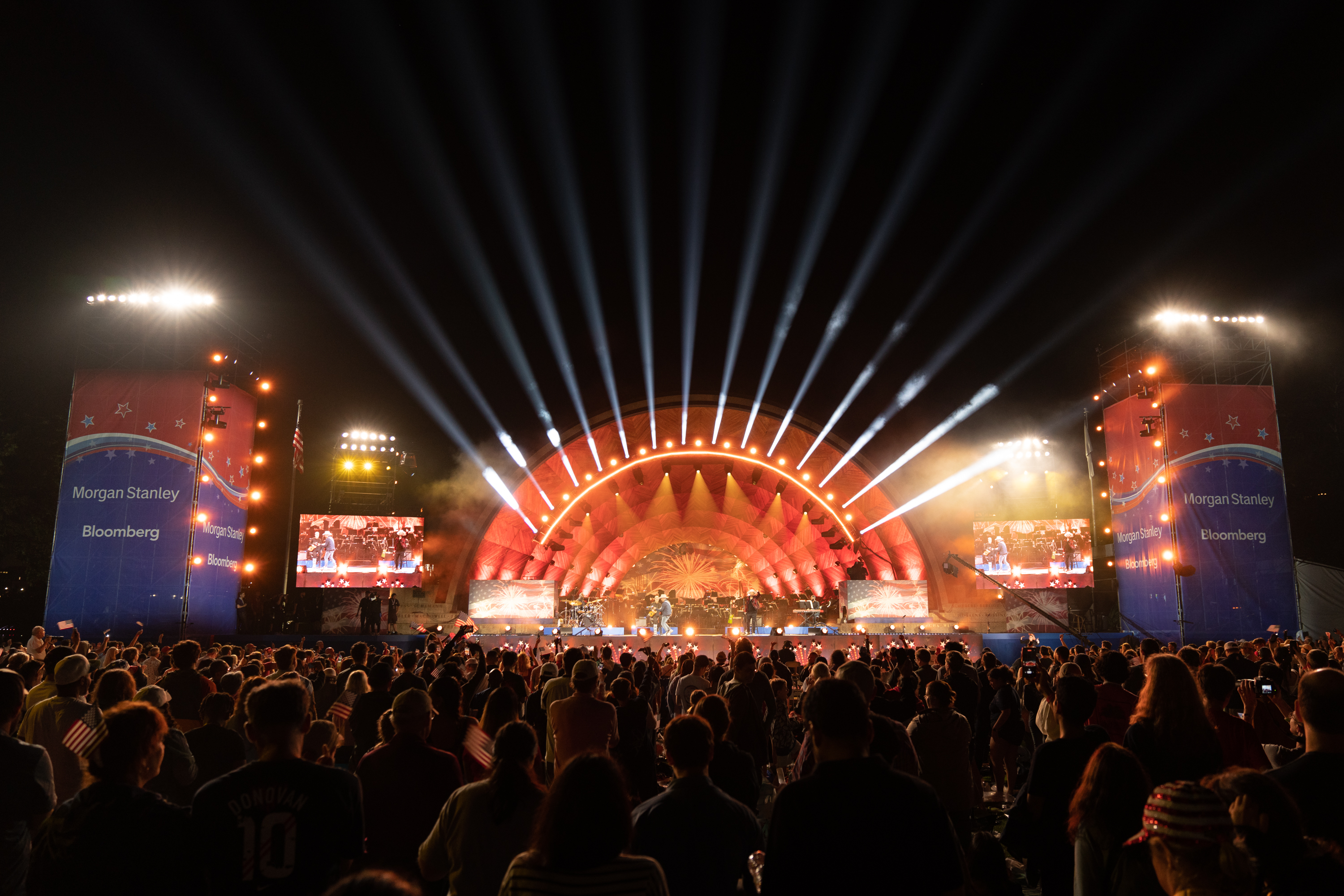 This year's Boston Pops Fireworks Spectacular on the Esplanade features Darlene Love, Kelli O'Hara and the Mavericks. (Photo Michael Blanchard)