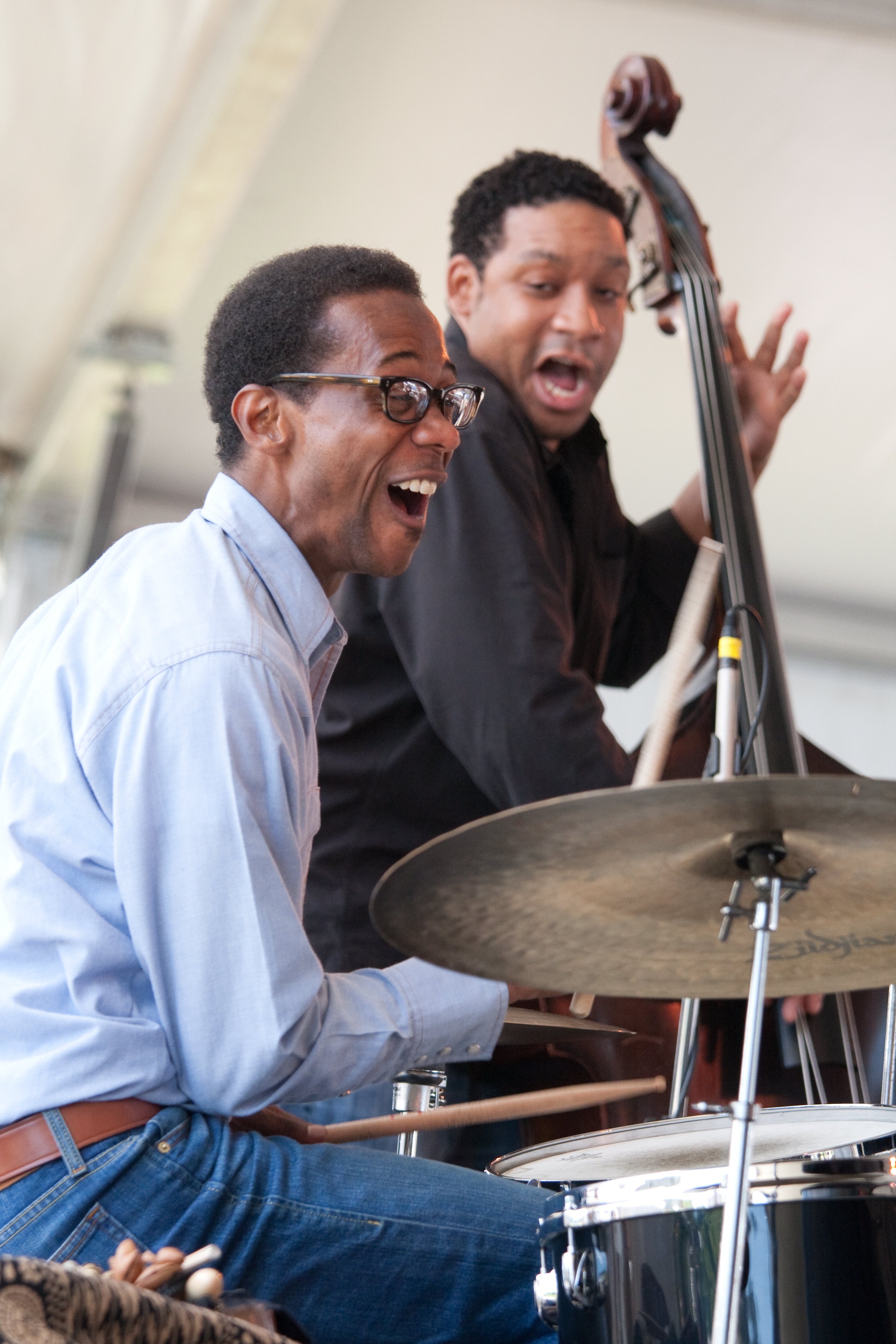 Drummer Brian Blade, foreground brings his Fellowship Band to La Jolla''s Atheneaum Music & Arts Library for two concerts on June 19.