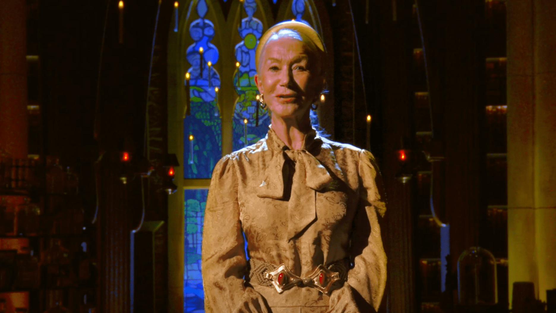 Helen Mirren in "Harry Potter: Hogwarts Tournament of Houses"