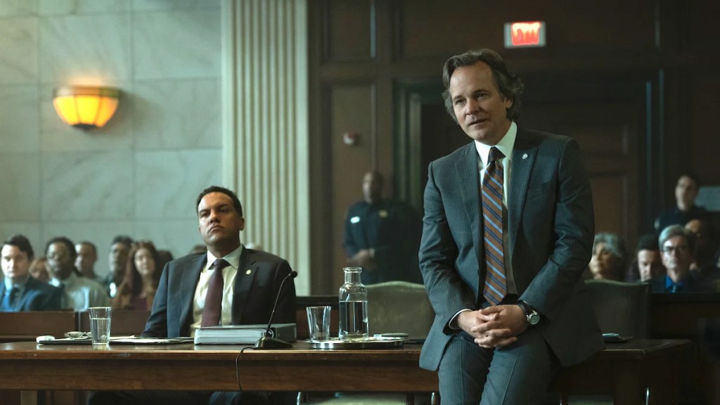 O-T Fagbenle and Peter Sarsgaard in "Presumed Innocent"