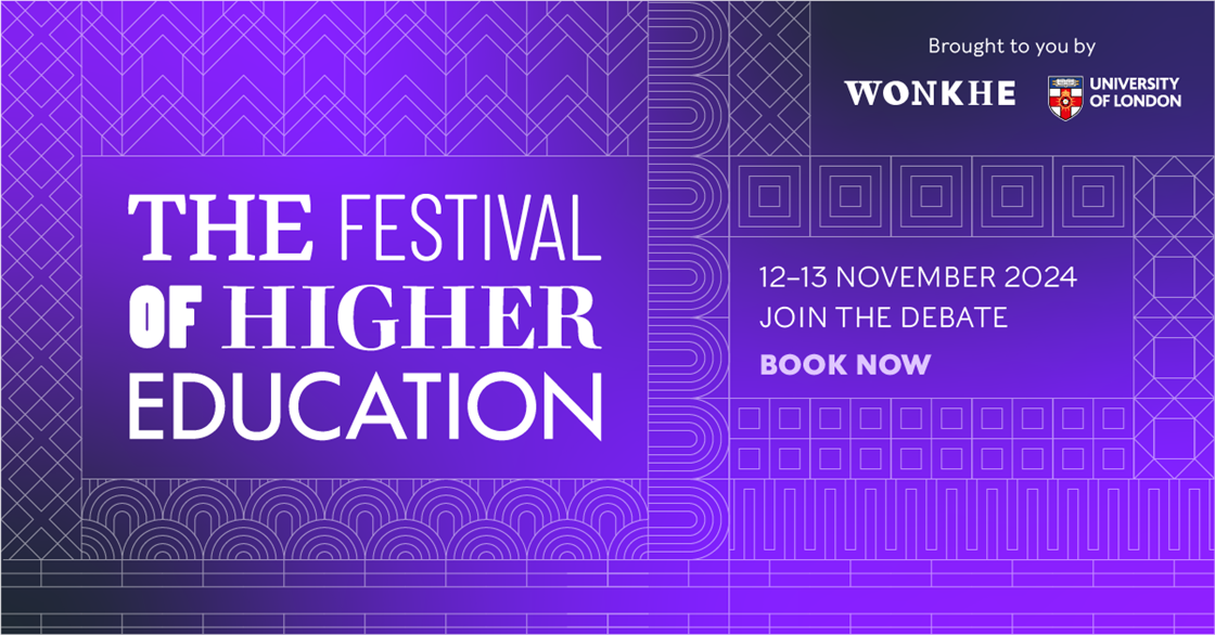 The Festival of Higher Education booking information