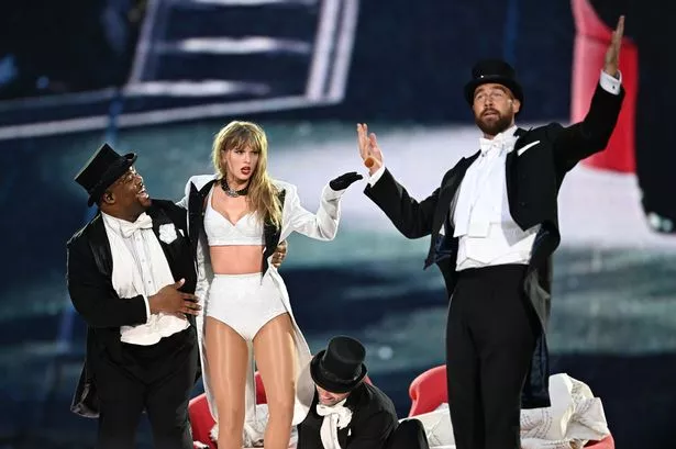 Taylor Swift was joined on stage by Travis Kelce during the London leg of the Eras Tour as the NFL star made an intriguing admission about the moment