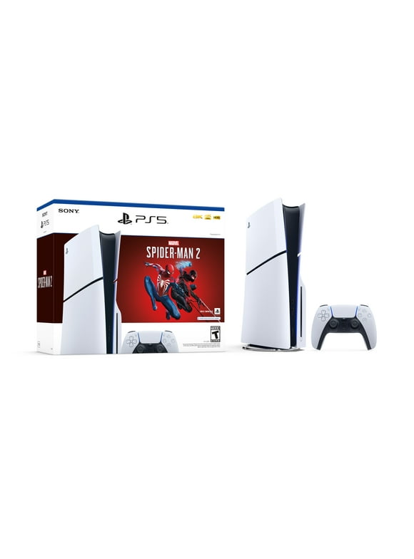 PlayStation 5 Disc Console Slim - Marvel's Spider-Man 2 Bundle