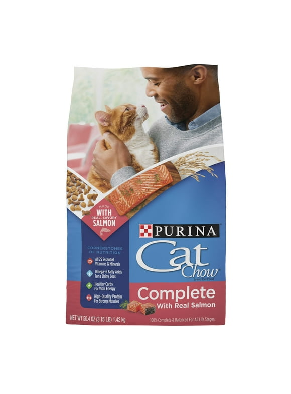 Cat Chow Complete High Protein With Salmon Cat Food Dry Formula