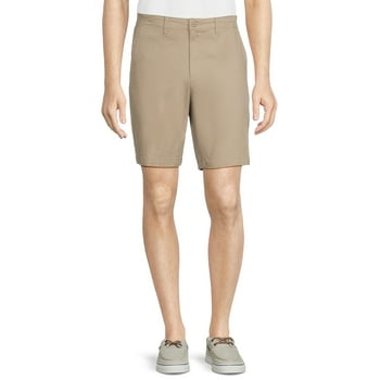 George Men's and Big Men's Flat Front Shorts, 9" Inseam, Sizes 28-54