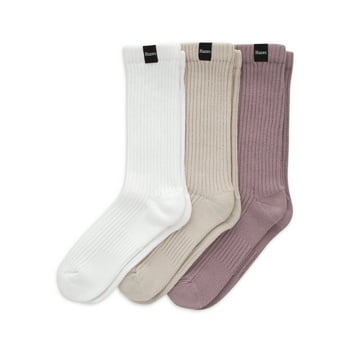 Hanes Originals Men’s SuperSoft Slouch Crew Socks, 3-Pack, Sizes 6-12