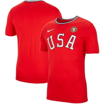 Men's Nike Red Team USA Olympic Heritage T-Shirt