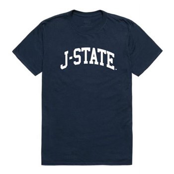 W Republic 537-317-NVY-02 Jackson State University Men College T-Shirt, Navy - Medium