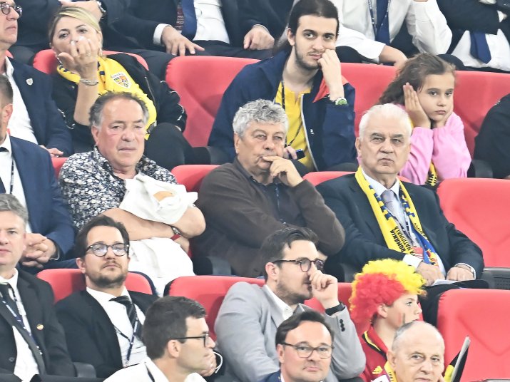 Anghel Iordănescu a urmărit din tribună toate meciurile naționalei de la Euro 2024