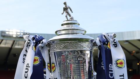 The Scottish Cup trophy