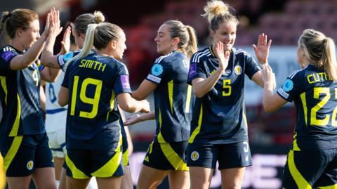 Scotland celebrate