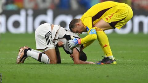 Germany players look deflated