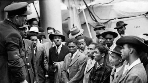 Passengers who arrived to Britain on HMT Empire Windrush, in 1948