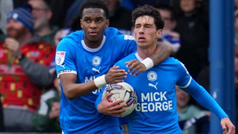 Malik Mothersille (left) and Joel Randell both scored for Peterborough