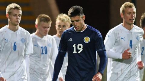 Scotland's Max Johnston is left disappointed