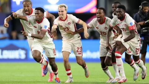 Canada celebrate