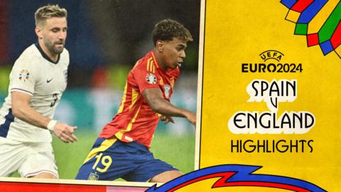 Euro 2024: Spain V England Highlights 